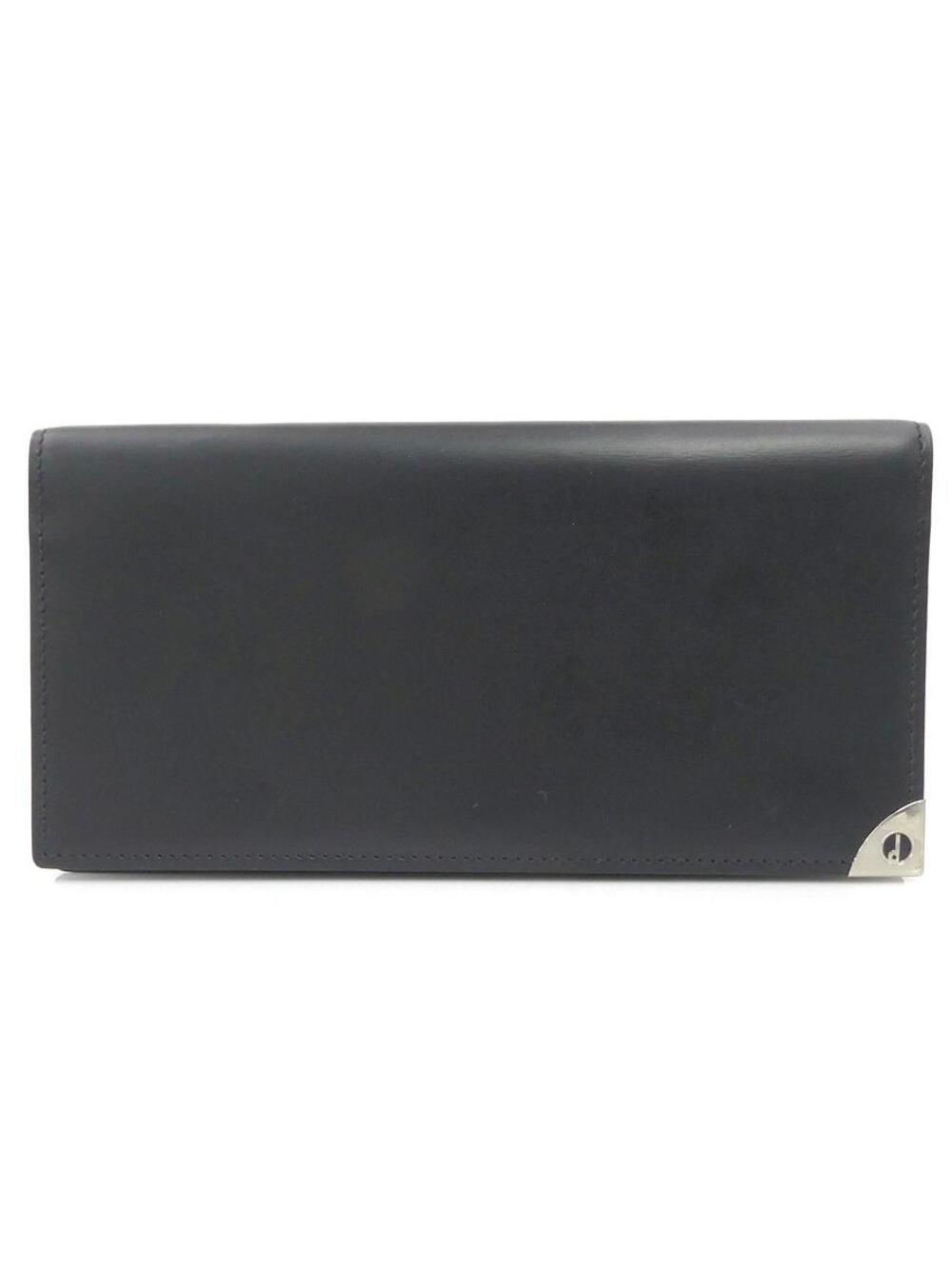 Auth Dunhill Bill Compartment Black #303148D70B